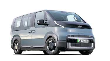 Kia PV5 Passenger, вид спереди под углом